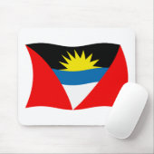 Antigua und Barbuda Flag Mousepad (Mit Mouse)