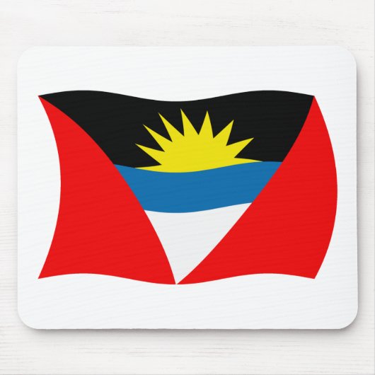 Antigua und Barbuda Flag Mousepad (Vorne)