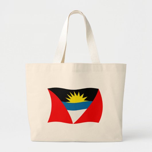 Antigua und Barbuda Flag Tote Bag Jumbo Stoffbeutel (Vorne)