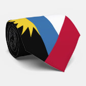 Antigua und Barbuda-Flagge Krawatte (Gerollt)