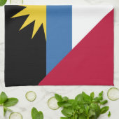 Antigua und Barbuda-Flagge Küchentuch (Gefaltet)