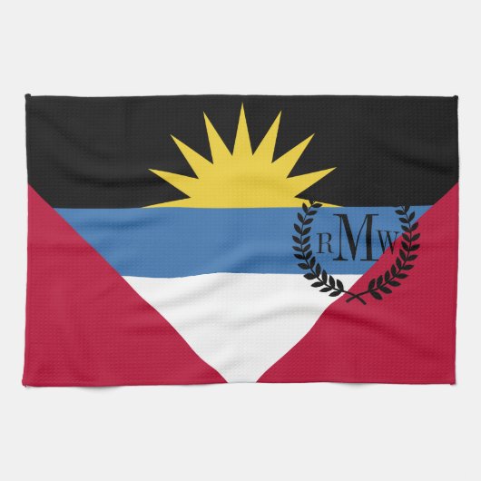 Antigua und Barbuda-Flagge Küchentuch (Horizontal)