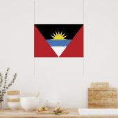 Antigua und Barbuda-Flagge Poster (Küche)
