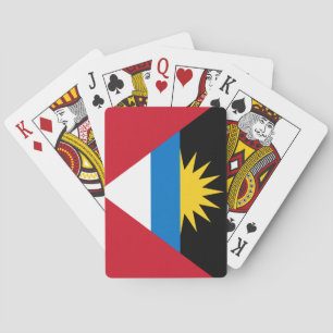 Antigua und Barbuda-Flagge Spielkarten