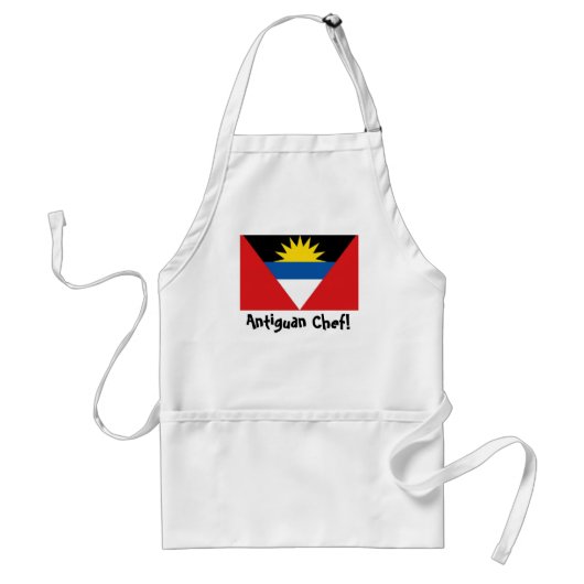 Antigua- und Barbuda-Flaggen-Kochs-Schürze Schürze (Vorne)