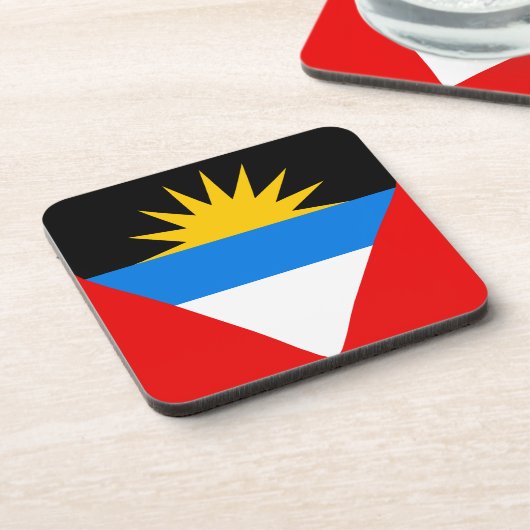 Antigua und Barbuda Getränkeuntersetzer (Linke Seite)