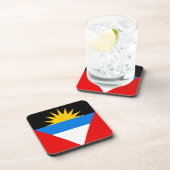 Antigua und Barbuda Getränkeuntersetzer (Rechte Seite)