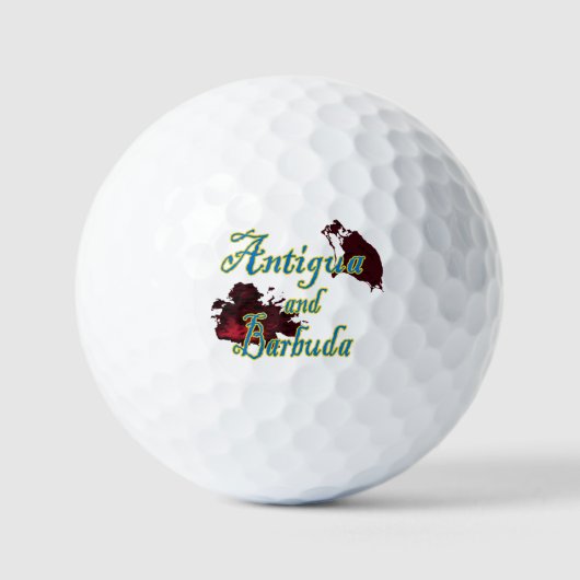 Antigua und Barbuda Golfball (Vorderseite)
