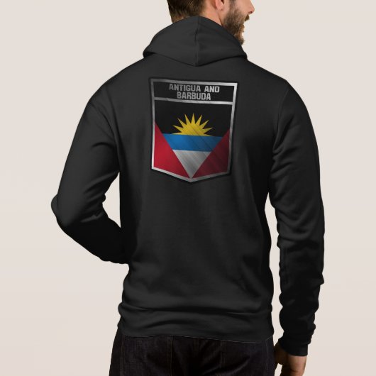 Antigua und Barbuda Hoodie (Rückseite)
