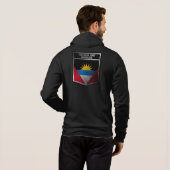 Antigua und Barbuda Hoodie (Schwarz voll)