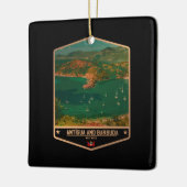 Antigua und Barbuda Keramikornament (Links)