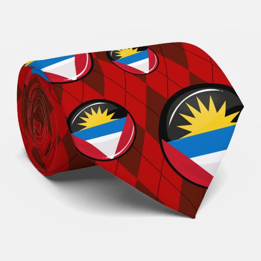 Antigua und Barbuda Krawatte (Gerollt)