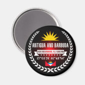 Antigua und Barbuda Magnet (Vorderseite/Rückseite)