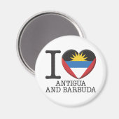 Antigua und Barbuda Magnet (Vorderseite/Rückseite)