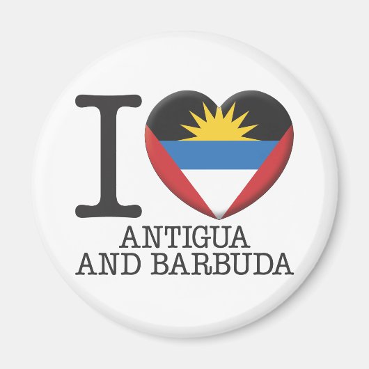 Antigua und Barbuda Magnet (Vorne)