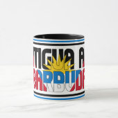 Antigua und Barbuda National Flag Patriotischer Ka Tasse (Zentrum)