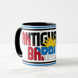 Antigua und Barbuda National Flag Patriotischer Ka Tasse