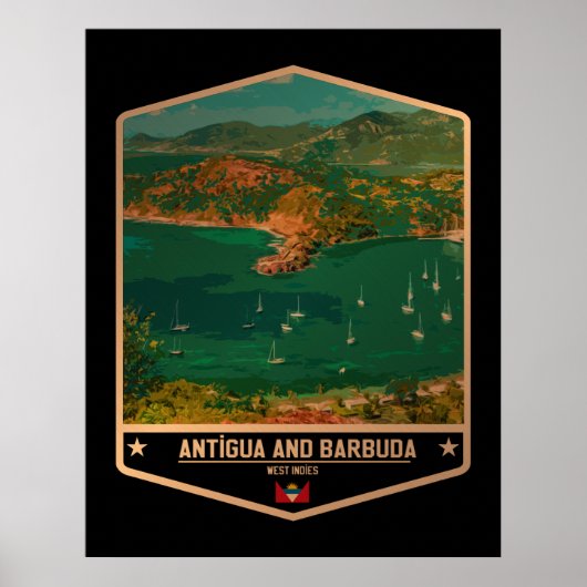 Antigua und Barbuda Poster (Vorne)
