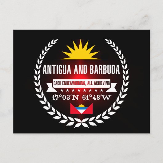Antigua und Barbuda Postkarte (Vorderseite)