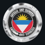 Antigua und Barbuda RundEmblem Magnet<br><div class="desc">Antigua und Barbuda RundEmblem</div>