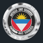 Antigua und Barbuda RundEmblem Magnet<br><div class="desc">Antigua und Barbuda RundEmblem</div>
