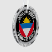 Antigua und Barbuda RundEmblem Ornament (Vorderseite)