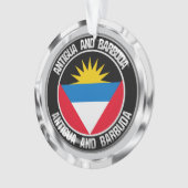 Antigua und Barbuda RundEmblem Ornament (Vorderseite)