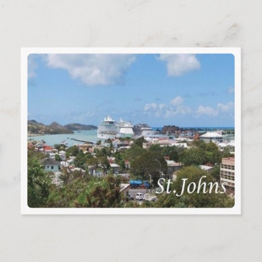 Antigua und Barbuda - Saint Johns - Postkarte (Vorderseite)