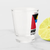 Antigua und Barbuda Schnapsglas (Links)