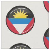 Antigua und Barbuda Stoff (Nahaufnahme)