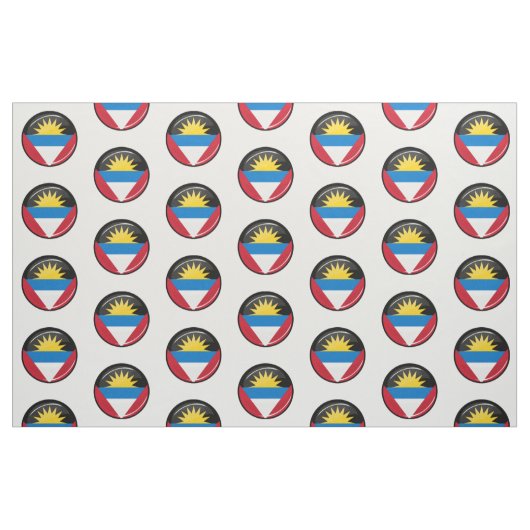 Antigua und Barbuda Stoff (Fat Quarter (45,7 x 55,9 cm))