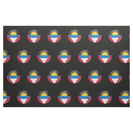 Antigua und Barbuda Stoff (Fat Quarter (45,7 x 55,9 cm))