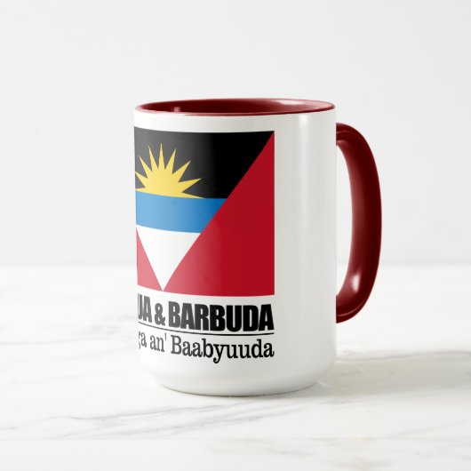 Antigua und Barbuda Tasse (VorderseiteRechts)