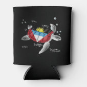 Antigua und Barbuda Turtle Dosenkühler (Vorderseite)