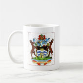 Antigua und Barbudawappen Kaffeetasse (Links)