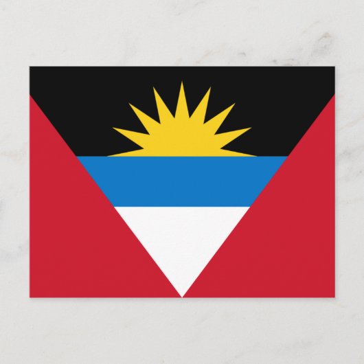 Antigua und Grippe Postkarte (Vorderseite)