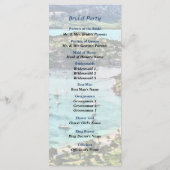 Antigua View Falmouth Harbour Wedding Program Programm (Rückseite)
