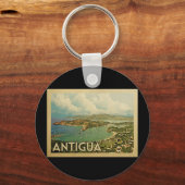 Antigua Vintage Travel Schlüsselanhänger (Vorderseite)