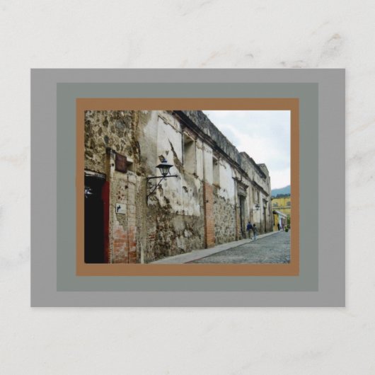 Antigua Wall 2 Postkarte (Vorderseite)