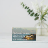 Antiguan Coast Beautiful Island Seascape Visitenkarte (Stehend Vorderseite)