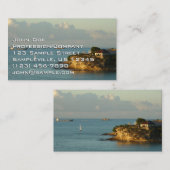 Antiguan Coast Beautiful Island Seascape Visitenkarte (Vorne/Hinten)