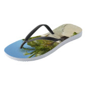 Antiguan Strand Schöne tropische Landschaft Badesandalen (Schrägansicht)