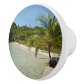 Antiguan Strand Schöne tropische Landschaft Keramikknauf (Rechts)