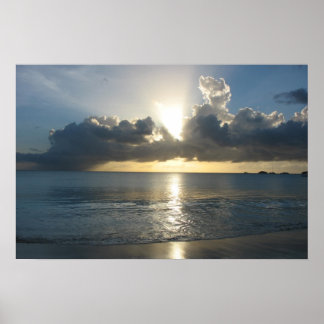 Antiguaner Sonnenuntergang Poster