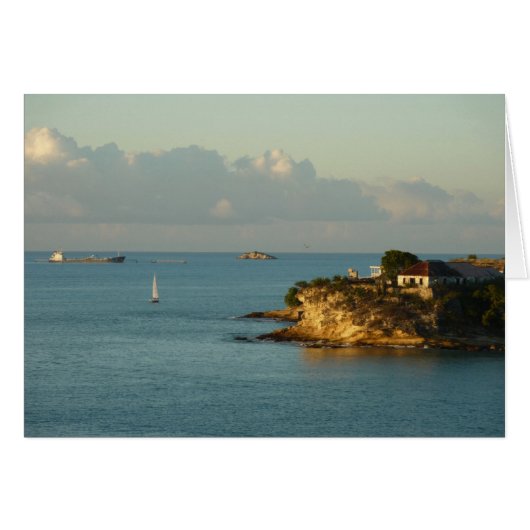 Antiguanische Küste Schöne Insel Seascape (Vorderseite (Horizontal))