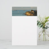 Antiguanische Küste Schöne Insel Seascape Briefpapier (Stehend Vorderseite)