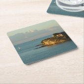 Antiguanische Küste Schöne Insel Seascape Rechteckiger Pappuntersetzer (angewinkelt)