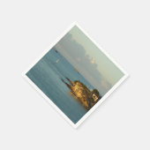 Antiguanische Küste Schöne Insel Seascape Serviette (Ecke)