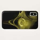 ANTIGUE YELLOW FRAKTAL ROSE Case-Mate iPhone HÜLLE (Rückseite (Horizontal))