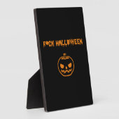 AntiHalloween-Kürbis-Jack-o'-Laterne Fotoplatte (Seite)